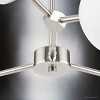 Urban Ambiance Luxury Minimalist Indoor Chandelier,  12-1/2''H x 33-1/2"W x 33-1/2''D,  Brushed Nickel Finish, UHP4623 - 4 of 4