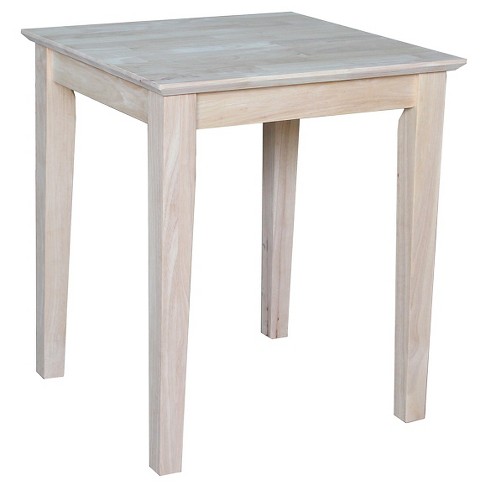Shaker Tall End Table International, How Tall Are End Table Legs