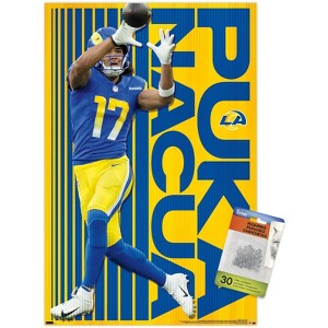 Trends International NFL Los Angeles Rams - Puka Nacua 24 Unframed Wall Poster Prints - 1 of 4
