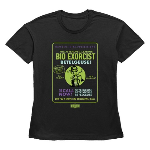 Women's Beetlejuice Beetlejuice The Afterlife's Leading Bio Exorcist T-Shirt - image 1 of 3