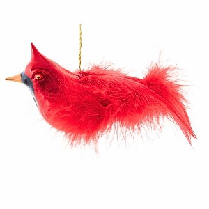 Italian Ornaments 3.0 Inch Song Of The Cardinal Bird Glass Ornament Ohio Tree Ornaments - 1 of 4