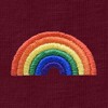 Dalix Rainbow Embroidered Lightweight Relaxed Jersey Tee Summer Cute Positive Womens - 2 of 4