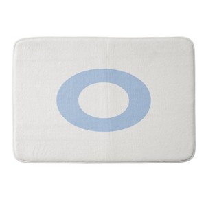 Deny Designs April Lane Art Block Monogram Memory Foam Bath Mat - 1 of 4