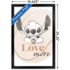 Trends International Disney Lilo and Stitch - Love More Framed Wall Poster Prints - 3 of 4