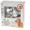 JuzToys Dog Piggy Bank, My Dog Piggy Bank, Robotic Coin Munching Toy Money Box, Dog Eating Coins Piggy Bank for Kids, White Black - 3 of 4