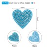 Unique Bargains Heart Rhinestone Cloth Sew on Applique Patches - 2 of 4
