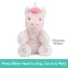 Baby GUND Alora the Unicorn Animated Plush, Singing Stuffed Animal Sensory Toy, Sings ABC Song and 123 Counting Song, Pink, 11” - 3 of 4