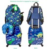 Dinosaur Space Rolling Suitcase Set with Backpack, Neck Pillow, Water Bottle, and Luggage - 4 of 4