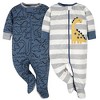 Gerber Baby Boys' Footed Pajamas, 2-Pack - 4 of 4