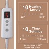 Heating Blanket, Thick Tufted Electric Blanket Throw with 6 Heating Levels and 20 Time Settings, Machine Washable - 2 of 4