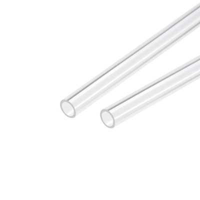 Unique Bargains Lamp Lantern Water Cooling System Acrylic Rigid Round Tubes 2 Pcs 10"