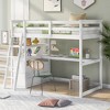 YOOCOZZ Loft Bed with Built-in Desk, Shelves and Storage Drawers - 3 of 4