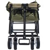 KTMBDW Wagon Cart Foldable with 225lbs Weight Capacity,Lightweight Portable Folding Utility Grocery Shopping Cart with Wheels for Camping Sports Beach - 3 of 4