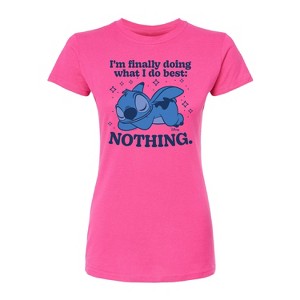 Women's - Disney - Nothing Fitted Graphic T-Shirt - 1 of 2