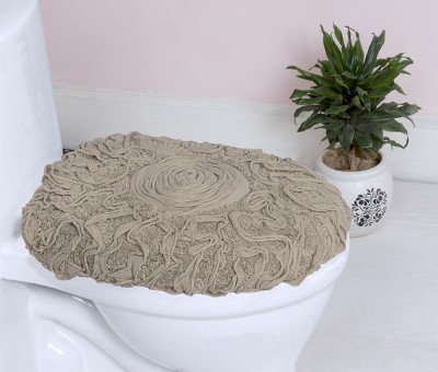 Bell Flower Collection Cotton Floral Pattern Tufted Bath Rug - Home Weavers