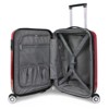 World Traveler VentureX Airline Approved 20-Inch Carry-On Luggage – Lightweight Hardside Polycarbonate Suitcase with Spinner Wheels - Contour Red - 4 of 4