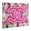 Stupell Industries Pink Neon Glam Flowers, 16" x 20" - 3 of 4
