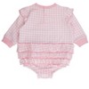RuffleButts Baby Girls Applique Sweatshirt Bubble Romper - 2 of 4