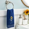 2pk Sunflower in a Jar Hand Towel Blue - SKL Home: Velour Cotton, Bath Towel and Washcloth Sets - image 4 of 4