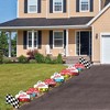 Big Dot of Happiness Let's Go Racing - Racecar - Lawn Decorations - Outdoor Race Car Birthday Party or Baby Shower Yard Decorations - 10 Piece - 3 of 4