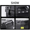 Black Aluminum Motorcycle Top Case – Lockable Waterproof Storage Box for Helmets & Gear (1-Piece, Anti-Theft, w/Baseplate) - 3 of 4