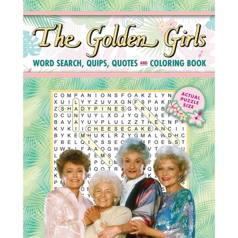 golden girls coloring pages