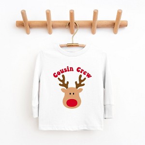 The Juniper Shop Cousin Crew Reindeer Toddler Long Sleeve Tee - 1 of 3