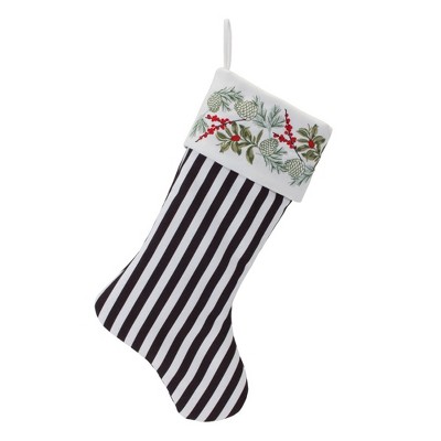 Melrose Striped Holiday Stocking (Set of 3)