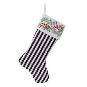 Melrose Striped Holiday Stocking (Set of 3) - 1 of 2