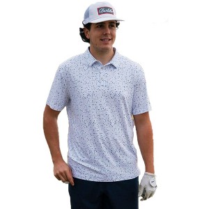 Burlebo Men's Performance Short Sleeve Polo Golf Shirt - 1 of 3