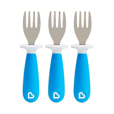 Nuk Kiddy Cutlery Spoons, 3 Pack, Blue & Green