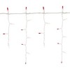 Northlight 100ct Red and Clear Mini Icicle Christmas Lights- 5.75ft, White Wire - 2 of 4