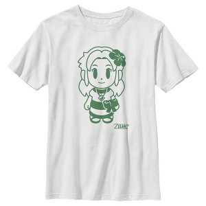Boy's Nintendo Legend of Zelda Link's Awakening Sleek Marin Avatar T-Shirt - 1 of 4