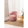 CAVINAS 360 Degree Swivel Chairs, Fabric Barrel Chair, Swivel Accent Chair, Single Sofa Chair, Round Armchair for Living Room, Bedroom - 3 of 4