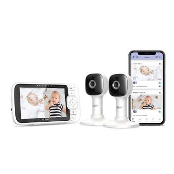 Hubble Connected Nursery Pal Cloud 5" Smart HD Twin Baby Monitor with Night Light