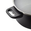 LunaLulink 17-Piece High Performance Nonstick Aluminum Pots and Pans Set, Cookware Set, Black - 2 of 4