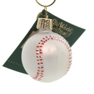 Old World Christmas 1.5 Inch Miniature Sport Balls Ornament Sports Game Tree Ornaments - 1 of 3