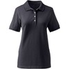 Lands' End School Uniform Women's Banded Short Sleeve Fem Fit Mesh Polo - 2 of 2