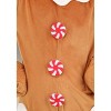 HalloweenCostumes.com 2T   Gingerbread Baby Toddler Costume, Red/White/Brown - 2 of 4