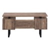 24" Brown and Black With Three Drawers - 4 of 4