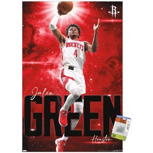 Trends International NBA Houston Rockets - Jalen Green 23 Unframed Wall Poster Prints - 1 of 4