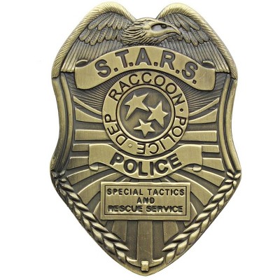 Nerd Block Resident Evil S.T.A.R.S. Diecast Badge Replica