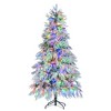 ACEPANO 72 in. H Spruce Snow Flocked Christmas Tree with 790 Snow Branch Tips For Holiday Office Home D¨¦cor-Green - 3 of 4