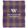 Westminster College Campus Plaid Spirit Silky Touch Super Soft Throw Blanket 50x60 - 2 of 4