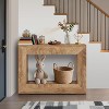 Rustic Farmhouse Console Table, Long Wooden Sofa Table for Living Room, Entryway, Hallway, and Entrance, Rectangular Design - 3 of 4