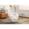 NicBex Teddy Bean Bag Chair for Kids and Adults,Bean Bag Sofa with Ottoman for Dorm,Apartment,Living Room,Bedroom - 2 of 4