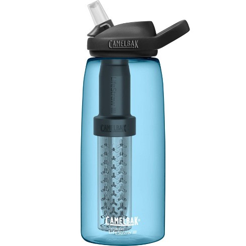 Camelbak 32oz Eddy+ Tritan Renew Water Bottle Filtered By Life Straw - True  Blue : Target