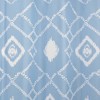 Coastal Ikat Shower Curtain Blue - Allure Home Creations - image 3 of 4