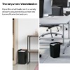 Home Zone Living 2-Pack 2 Gallon Small Square Trash Cans with Open Top and Handle - 3 of 4