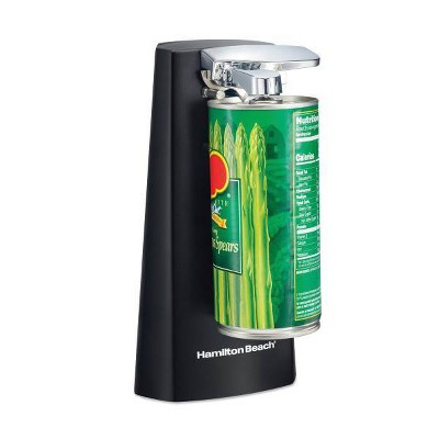 Hamilton Beach Black Extra-Tall Electric Can Opener with Knife Sharpener